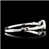 Image 2 : 14K Gold 0.89ctw Diamond Bangle