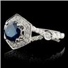 Image 2 : 18K White Gold 1.61ctw Fancy Color Diamond Ring