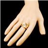 Image 3 : 14K Gold 0.13ctw Diamond Ring