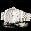 Image 2 : Rolex DateJust SS Diamond Wristwatch
