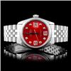 Rolex SS DateJust Diamond Wristwatch
