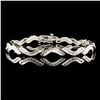 Image 1 : 14K Gold 1.00ctw Diamond Bracelet