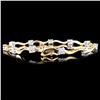 Image 2 : 14K Gold 1.00ctw Diamond Bracelet