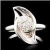 18K Gold 0.20ctw Diamond Ring