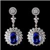 18K White Gold 14.96ct Tanzanite & 5.74ct Diamond