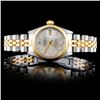 Rolex YG/SS DateJust Ladies Diamond Wristwatch
