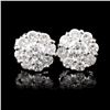 18K White Gold 1.16ctw Diamond Earrings