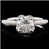 18K White Gold 1.58ctw Diamond Ring