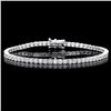 ^18k White Gold 5.00ct Diamond Bracelet