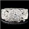 Image 1 : 18K Gold 0.92ctw Diamond Ring