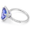 Image 2 : 14K Gold 3.50ct Tanzanite & 0.60ct Diamond Ring