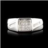 Image 1 : 14K Gold 0.78ctw Diamond Ring