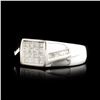 Image 2 : 14K Gold 0.78ctw Diamond Ring