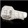 Image 2 : 14K Gold 1.00ctw Diamond Ring