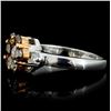 Image 3 : 14K Gold 0.99ctw Diamond Ring