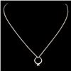 Image 2 : 14K Gold 0.08ctw Ruby Pendant