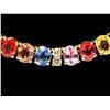 Image 2 : `14k Gold 40.00ct Sapphire & 1.00ct Diamond Neckla