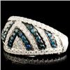 Image 2 : 18K Gold 1.10ctw Diamond Ring