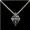 Image 1 : 14K Gold 0.57ctw Fancy Color Diamond Pendant