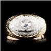Image 1 : 18K Gold 0.43ctw Diamond Ring
