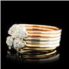 Image 2 : 14K Gold 0.22ctw Diamond Ring