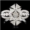 Image 1 : 18K Gold 1.26ctw Diamond Ring
