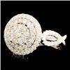 Image 2 : 14K Gold 1.10ctw Diamond Ring