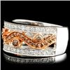 Image 2 : 14K Gold 0.81ctw Diamond Ring