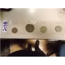 COINS - ASSORTED - 4 TTL