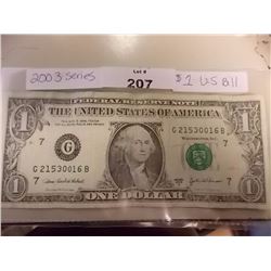 BANK NOTE - USA - $1 - 2003 SERIES