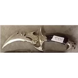 LARGE FANTASY KNIFE - GOTLHIC DESIGN- EAGLE HEAD DESIGNED POMMEL