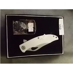 NEW FOLFING KNIFE WITH LIGHTER (EAGLE)