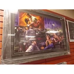 FRAMED PRINT - AT THE THEATER - ELVIS AND MORE