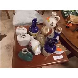SMALL VINTAGE BOTTLES - 11 PC