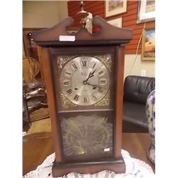 VINTAGE VERITAS 31 DAY WALL CLOCK - HAS KEY