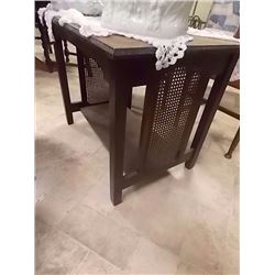 VINTAGE OAK SIDE TABLE
