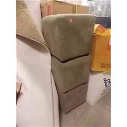 UPHOLSTERED FOOT STOOL -  3 TTL