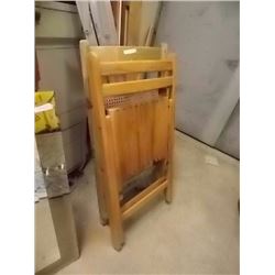 WOODEN CHAIRS - FOLDING - 2 TTL