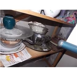 SHELF LOT OF COLLECTABLES AND OTHER