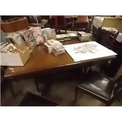 VINTAGE OAK TABLE - 1940'S