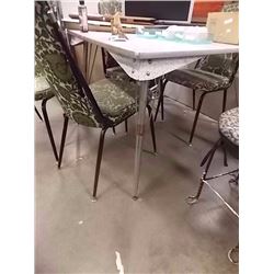 VINTAGE TABLE WITH 4 CHAIRS