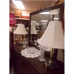 BRASS TABLE LAMPS - 2