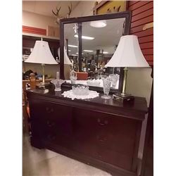 NEW DRESSER - 6 DRAWER - WITH MIRROR