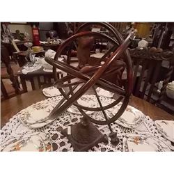 METAL SPINNING ARMILLARY SPHERE