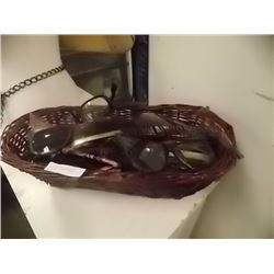 BASKET OF GLASSES