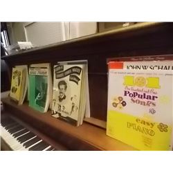 ASSORTED MUSIC SHEETS AND BOOKS