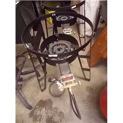 NEW HIGH PRESURE ROUND DOUBLE BURNER - 27" TALL- - 704841