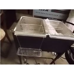 NEW HIGH PRESURE DOUBLE BURNER - DEEP FRYER - 25" NEW HIGH PRESURE DOUBLE BURNER - DEEP FRYER - 25" 