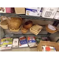 LOT OF WICKER BASKETS