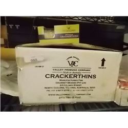 CASE OF "CRACKERTHINS" - 24 LUNCH SIZE BOXS CASE